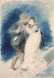 M. Jules Le Coeur und Fräulein Clemence Trehot von Pierre Auguste Renoir