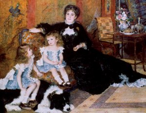 Madame Georges Charpentier und ihre Kinder, 1878 von Pierre Auguste Renoir
