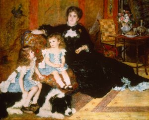 Madame Georges Charpentier und ihre Kinder von Pierre Auguste Renoir