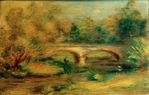 Landschaft mit einer Brücke