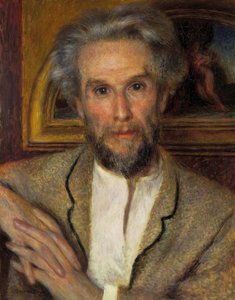Porträt von Chocquet von Pierre Auguste Renoir