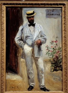 Ganzkörperporträt von Charles Le Coeur (1830-1906), französischer Architekt von Pierre Auguste Renoir