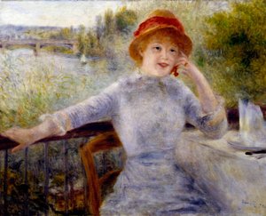 Porträt von Alphonsine Fournaise (1845-1937)