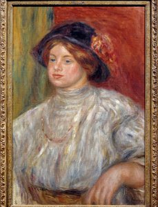 Porträt von Gabrielle mit Hut von Pierre Auguste Renoir