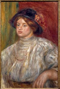 Porträt von Gabrielle mit dem Hut, ca. 1915 von Pierre Auguste Renoir