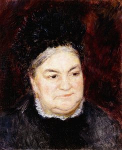 Porträt einer alten Frau von Pierre Auguste Renoir
