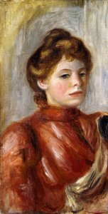 Porträt einer Frau von Pierre Auguste Renoir