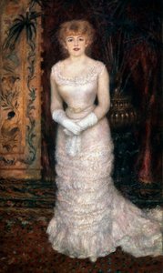 Porträt der Schauspielerin Jeanne Samary, 1878 von Pierre Auguste Renoir