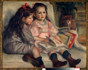 Porträts von Kindern (die Kinder von Martial Caillebotte) von Pierre Auguste Renoir
