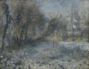 Schneebedeckte Landschaft, 1870-1875