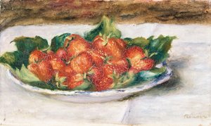 Stillleben mit Erdbeeren