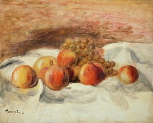Stillleben mit Pfirsichen von Pierre Auguste Renoir