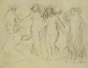 Studie für das Urteil des Paris von Pierre Auguste Renoir