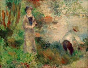 Auf der Insel Chatou von Pierre Auguste Renoir