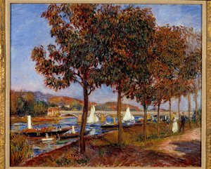 Die Brücke von Argenteuil von Pierre Auguste Renoir