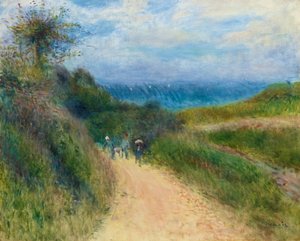 Der Weg nach Berneval, ca. 1880 von Pierre Auguste Renoir