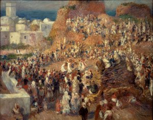 Die Moschee oder Arabisches Fest in Algier von Pierre Auguste Renoir