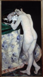 Der Junge mit der Katze. Gemälde von Pierre Auguste Renoir (1841-1919) von Pierre Auguste Renoir