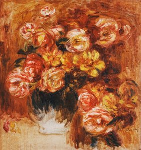 Vase mit Rosen