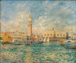 Blick auf Venedig (Der Dogenpalast) von Pierre Auguste Renoir
