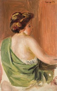 Frau von hinten von Pierre Auguste Renoir