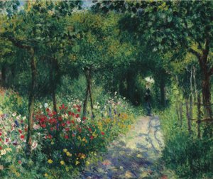 Frauen im Garten, 1873