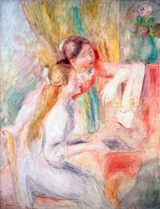 Junge Mädchen am Klavier, 1892