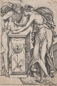 Apollo und der Geist der Skulptur von Pierre Biard
