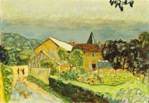 Nachmittagslandschaft im August von Pierre Bonnard