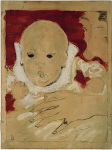 Andrée Bonnard und ihr Sohn Jean Terrasse von Pierre Bonnard