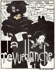 Die Revue Blanche. Plakat von Pierre Bonnard, Frankreich von Pierre Bonnard