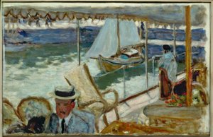 Auf einer Yacht von Pierre Bonnard