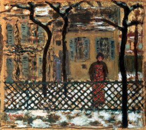 Hinter dem Zaun, 1895