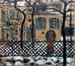 Hinter dem Zaun, ca. 1895
