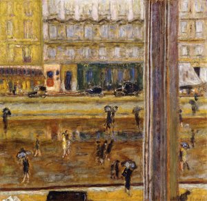 Boulevard des Batignolles (Der Regen), ca. 1926 von Pierre Bonnard