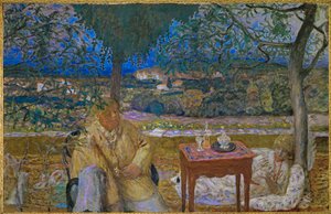 Gespräch in der Provence von Pierre Bonnard