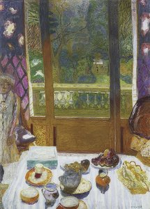 Das Frühstückszimmer mit Blick in den Garten von Pierre Bonnard