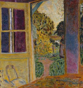 Tür, die sich zum Garten öffnet, ca. 1924