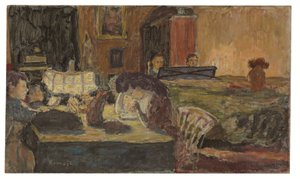 Abend im Salon von Pierre Bonnard