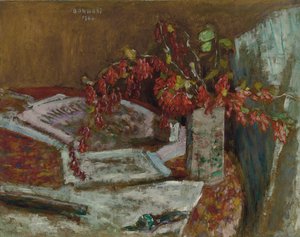 Blumenstrauß auf einem Tisch von Pierre Bonnard
