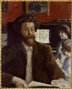 Komponist Claude Terrasse mit Söhnen Jean und Charles von Pierre Bonnard
