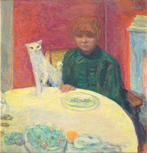 La femme au chat Frau mit Katze, 1912 von Pierre Bonnard