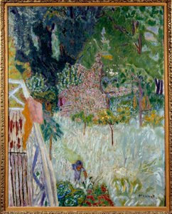 Der blühende Apfelbaum oder Balkon Vernonet von Pierre Bonnard