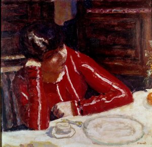 Le corsage rouge von Pierre Bonnard