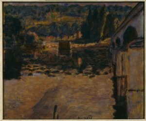 Le pont à Vernon von Pierre Bonnard