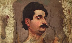 Mann mit Schnurrbart, ca. 1887-88