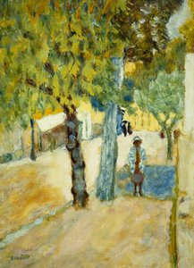 Menschen auf der Straße von Pierre Bonnard