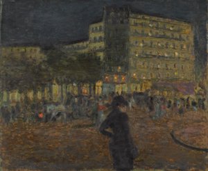 Place Pigalle bei Nacht von Pierre Bonnard