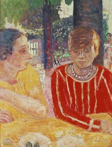 Porträt von Madame Reine Natanson und Marthe Bonnard, 1928 von Pierre Bonnard