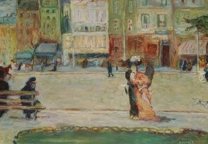 Straßenszene, Avenue Clichy, Paris